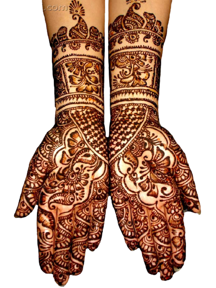 bridal mehandi full hands (45)