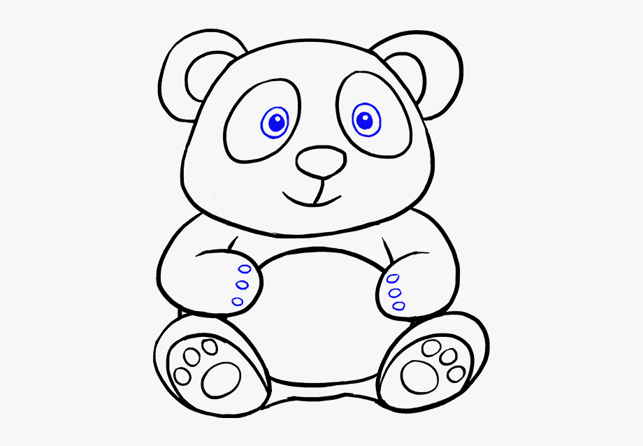 98 989716 how to draw cartoon panda bear cartoon drawing