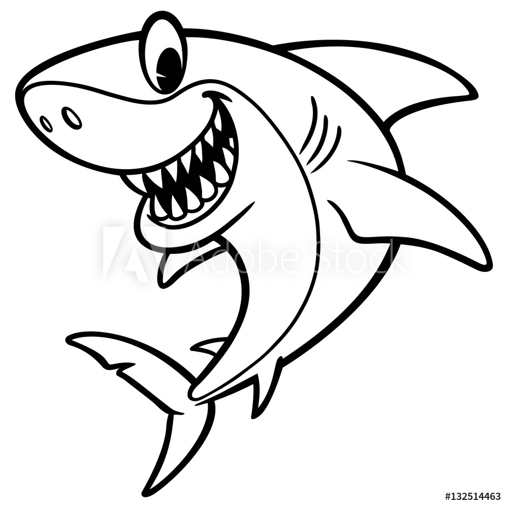a4134cf677ba13e9beb3fccf8e632db9 poster shark cartoon drawing nikkel art 1000 1000