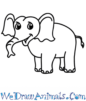 cartoon elephant thumb