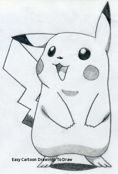 easy cartoon drawing pictures 17