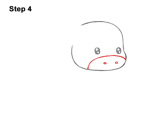 how to draw cute cartoon cow 4