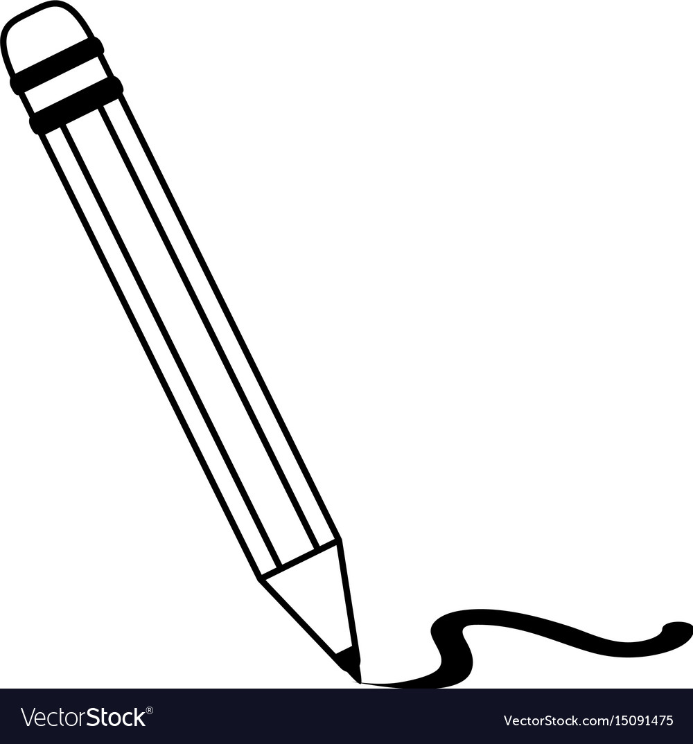 pencil cartoon draw vector 15091475