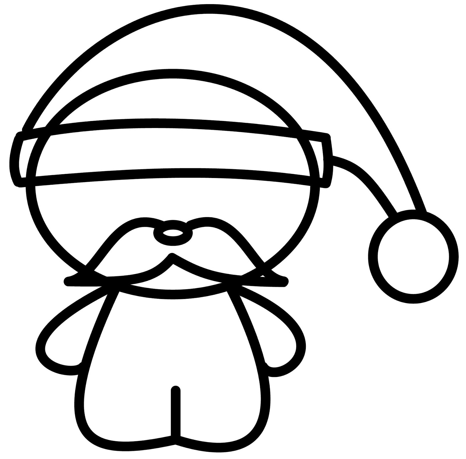 how to draw Santa 2