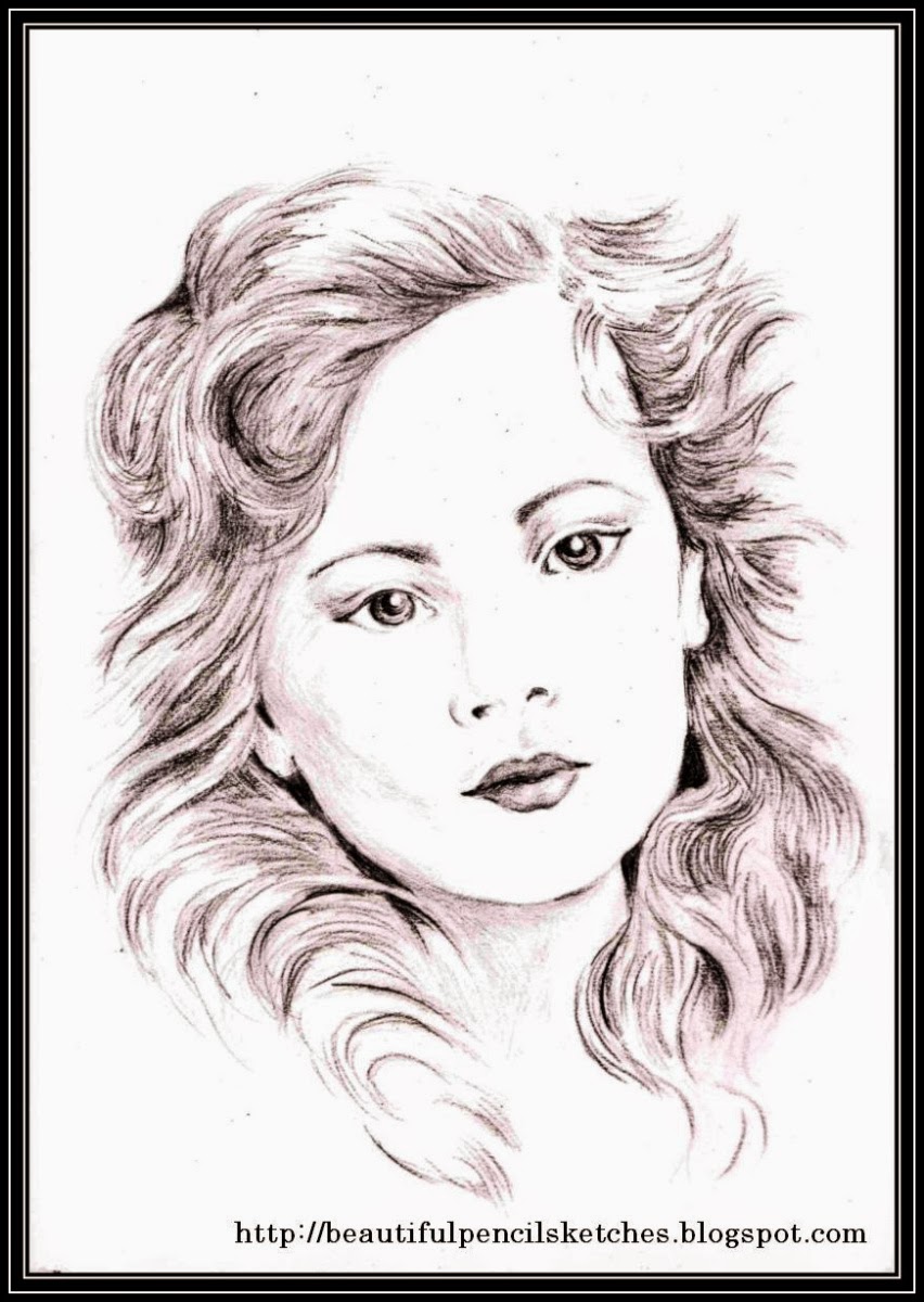 Simple+Sketch+of+Female+Face+(2)