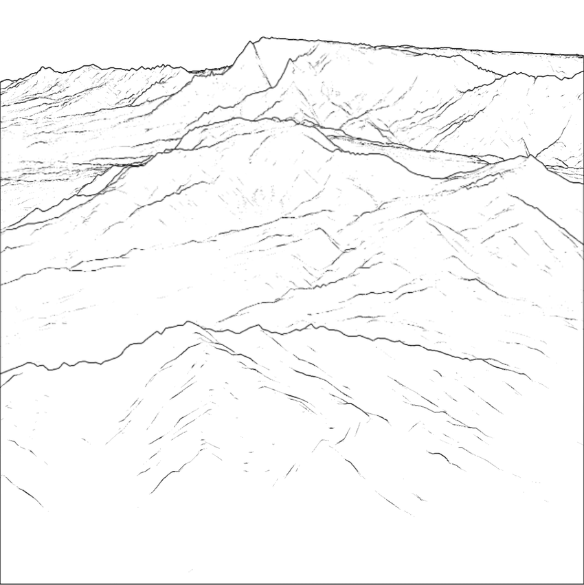 Strategies for terrain a Line drawing provides an overview of basic terrain features.ppm
