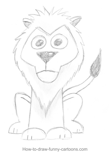 lion drawings 001