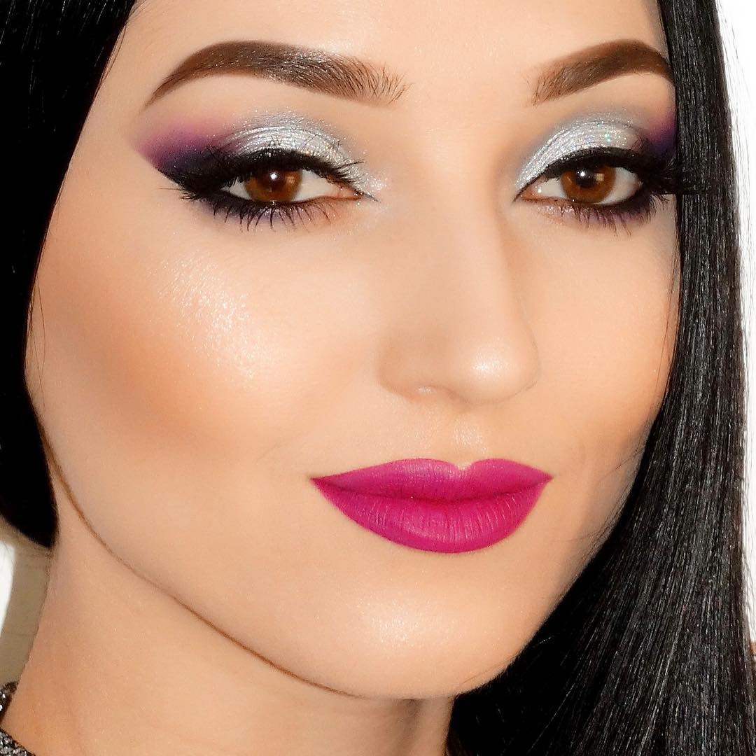 Beautiful Silver Eye Makeup