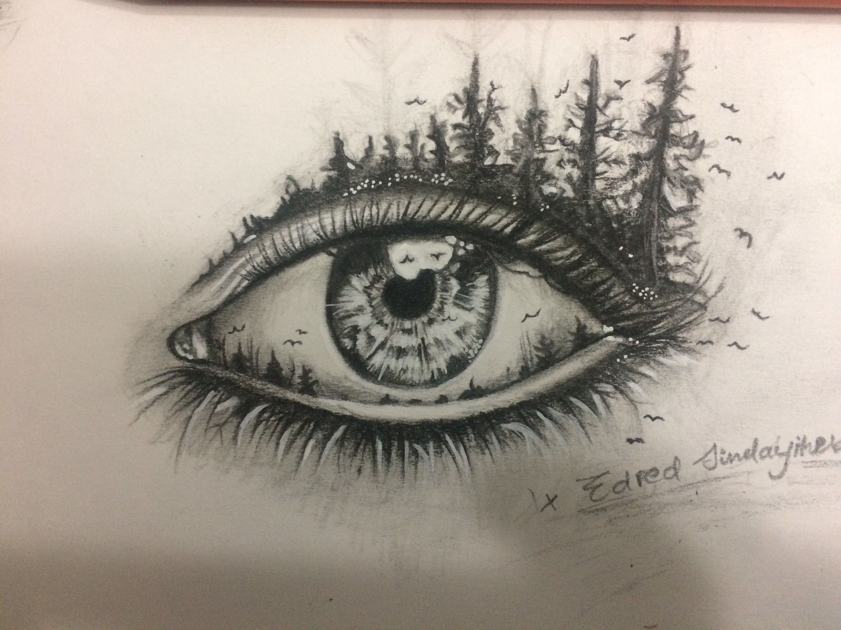 creative eye drawing 53