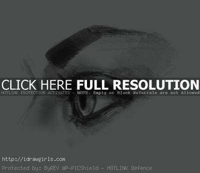 drawing eye side view