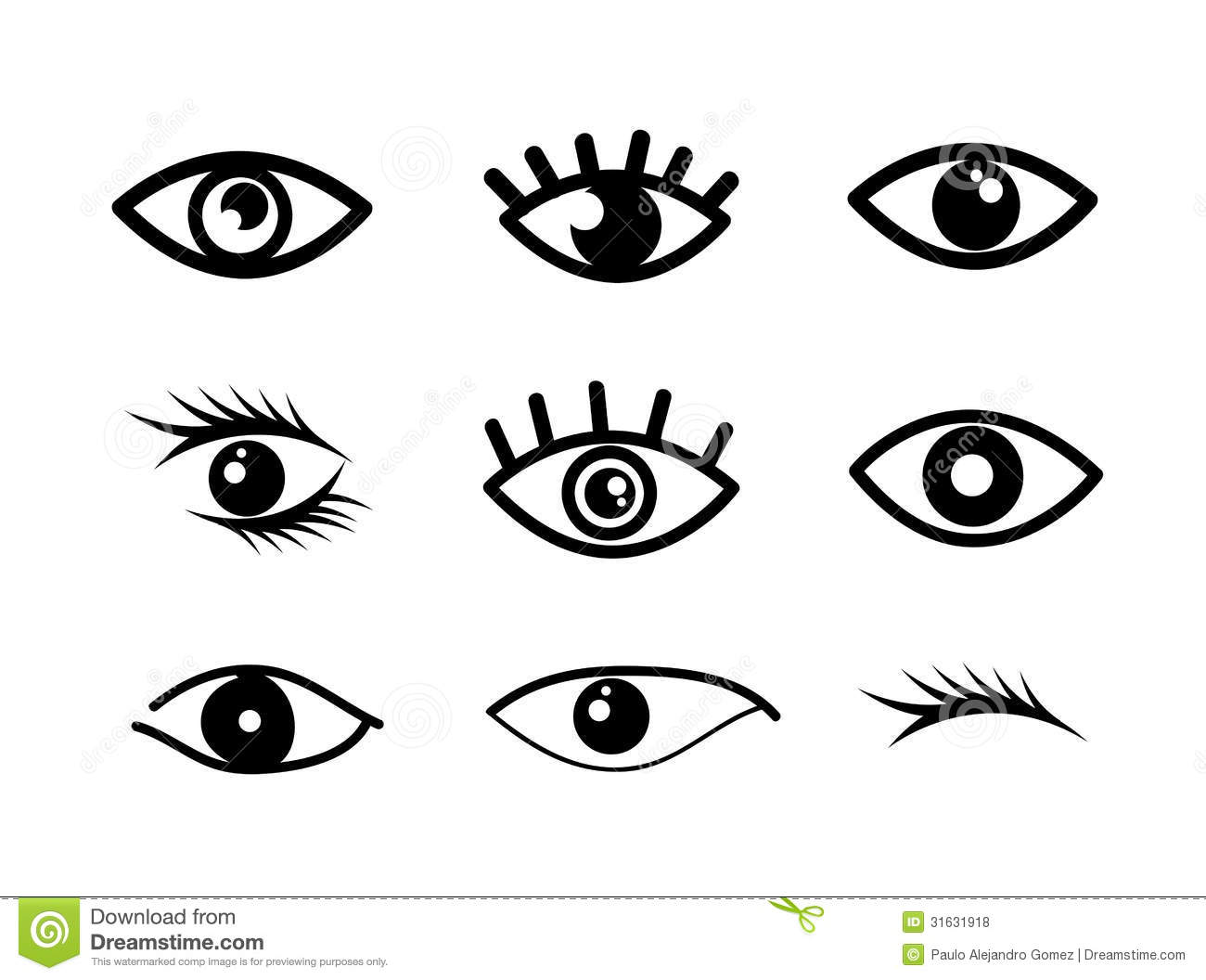 eye designs over white background vector illustration 31631918