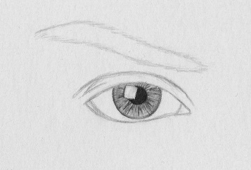 how to draw eyes step 4