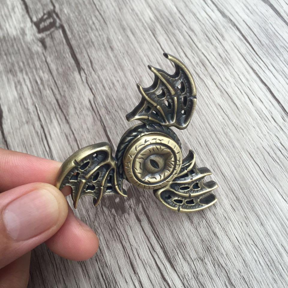 metal fidget spinner toy dragon wings eye design worldmart 1706 21 worldmart@1