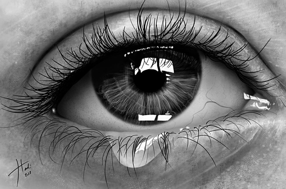 realistic eye drawings