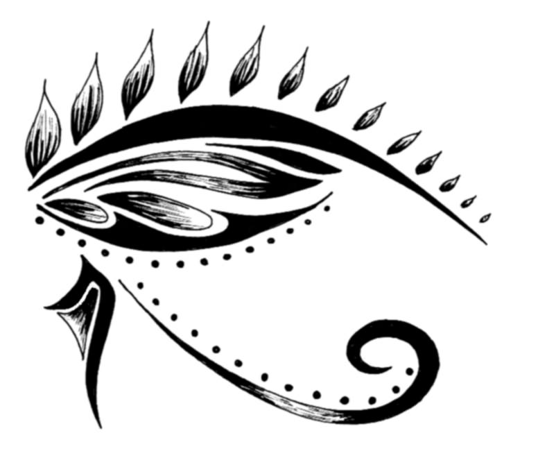 sketch design for eye tattoo