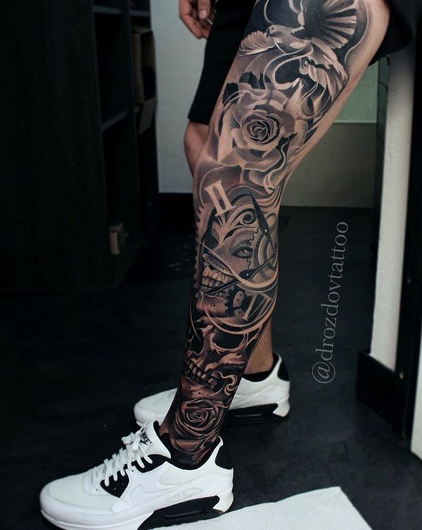 tattoo leg