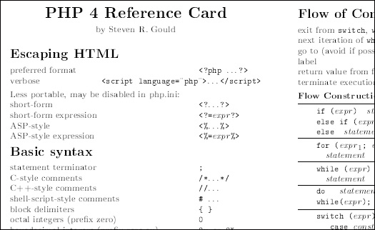 php cheatsheet 6