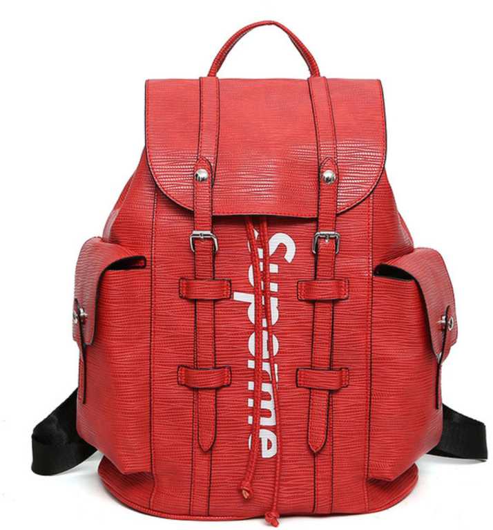 supreme red backpack backpack superme original imaf77hffr27ycp5